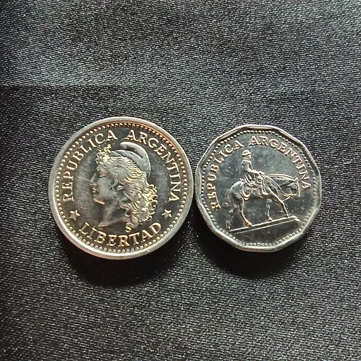 邮泉阁限时拍卖第十四场 各国硬币专场（拍卖结束后请付邮费，存留时间过长需全部邮寄） 阿根廷2枚