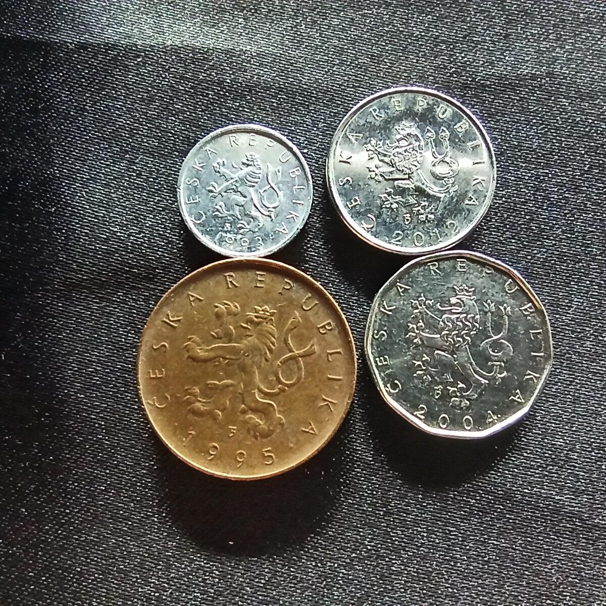 邮泉阁限时拍卖第十四场 各国硬币专场（拍卖结束后请付邮费，存留时间过长需全部邮寄） 捷克4枚