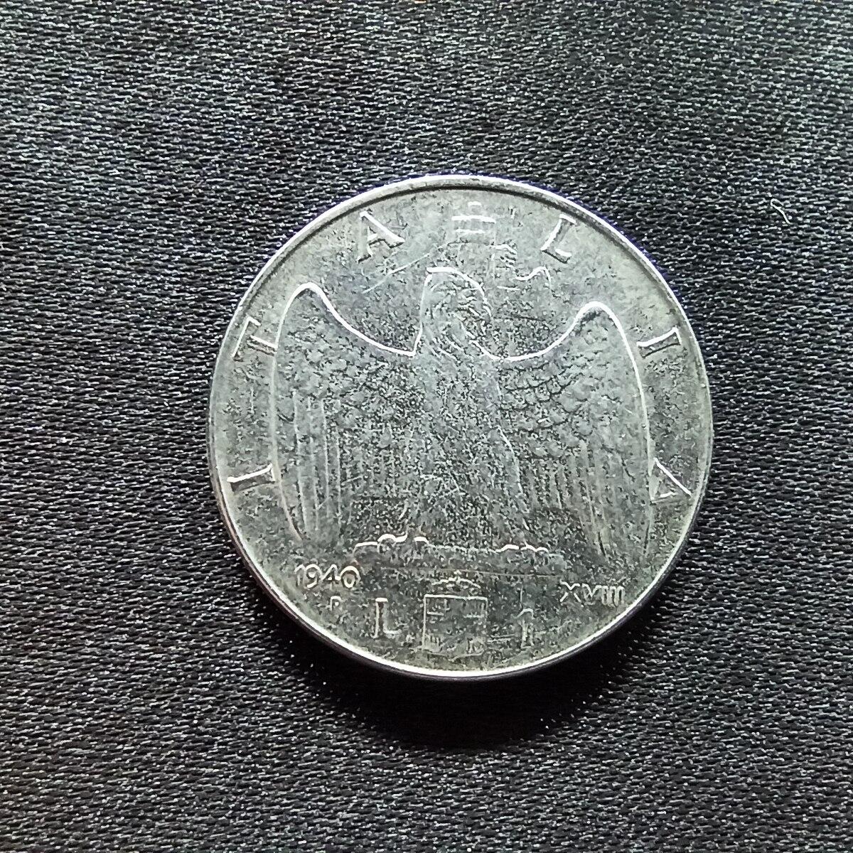 邮泉阁限时拍卖第十四场 各国硬币专场（拍卖结束后请付邮费，存留时间过长需全部邮寄） 意大利1940年1里拉