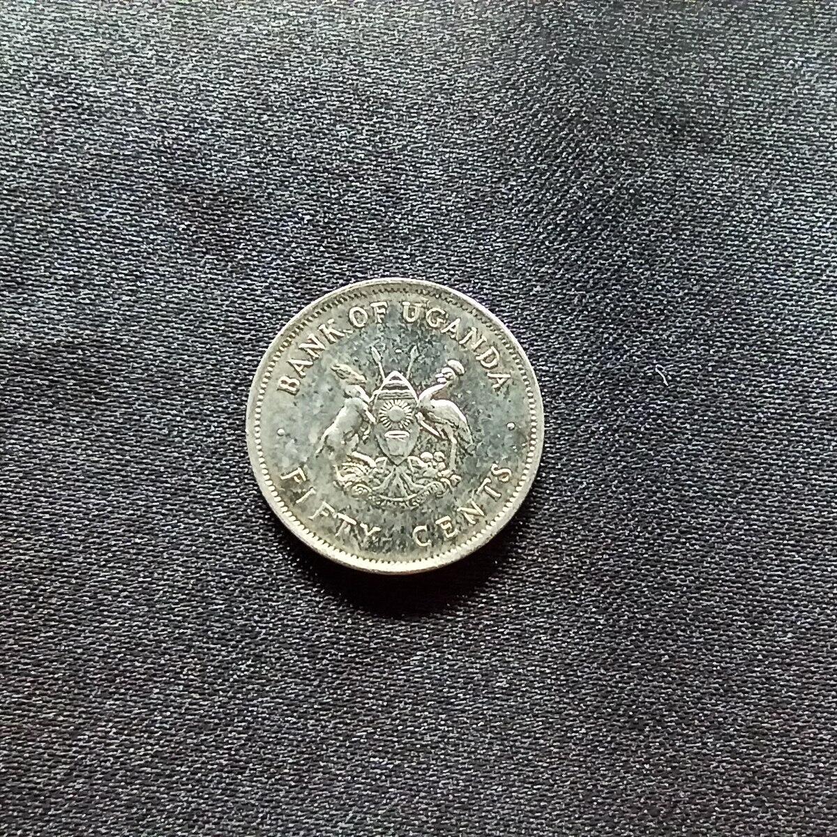 邮泉阁限时拍卖第十四场 各国硬币专场（拍卖结束后请付邮费，存留时间过长需全部邮寄） 乌干达1976年50分