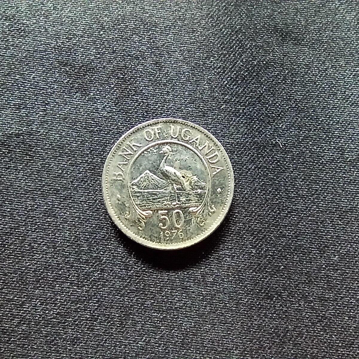 邮泉阁限时拍卖第十四场 各国硬币专场（拍卖结束后请付邮费，存留时间过长需全部邮寄） 乌干达1976年50分