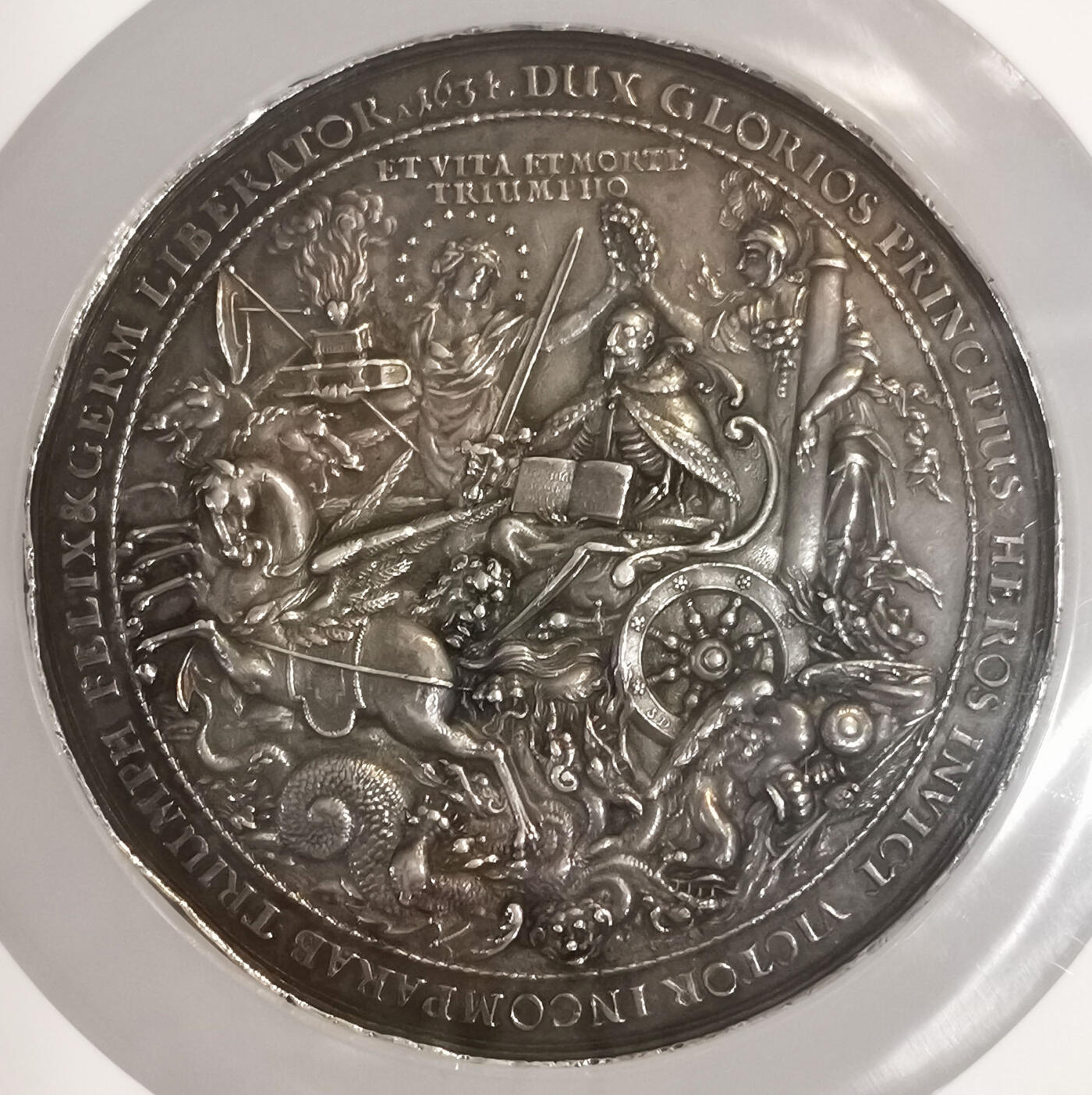 NGC-AUD 1634瑞典古斯塔夫二世之死纪念大银章