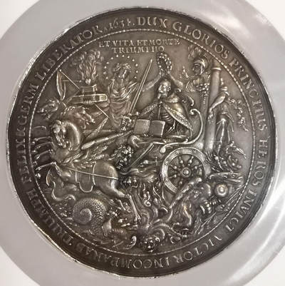 NGC-AUD 1634瑞典古斯塔夫二世之死纪念大银章 - NGC-AUD 1634瑞典古斯塔夫二世之死纪念大银章
