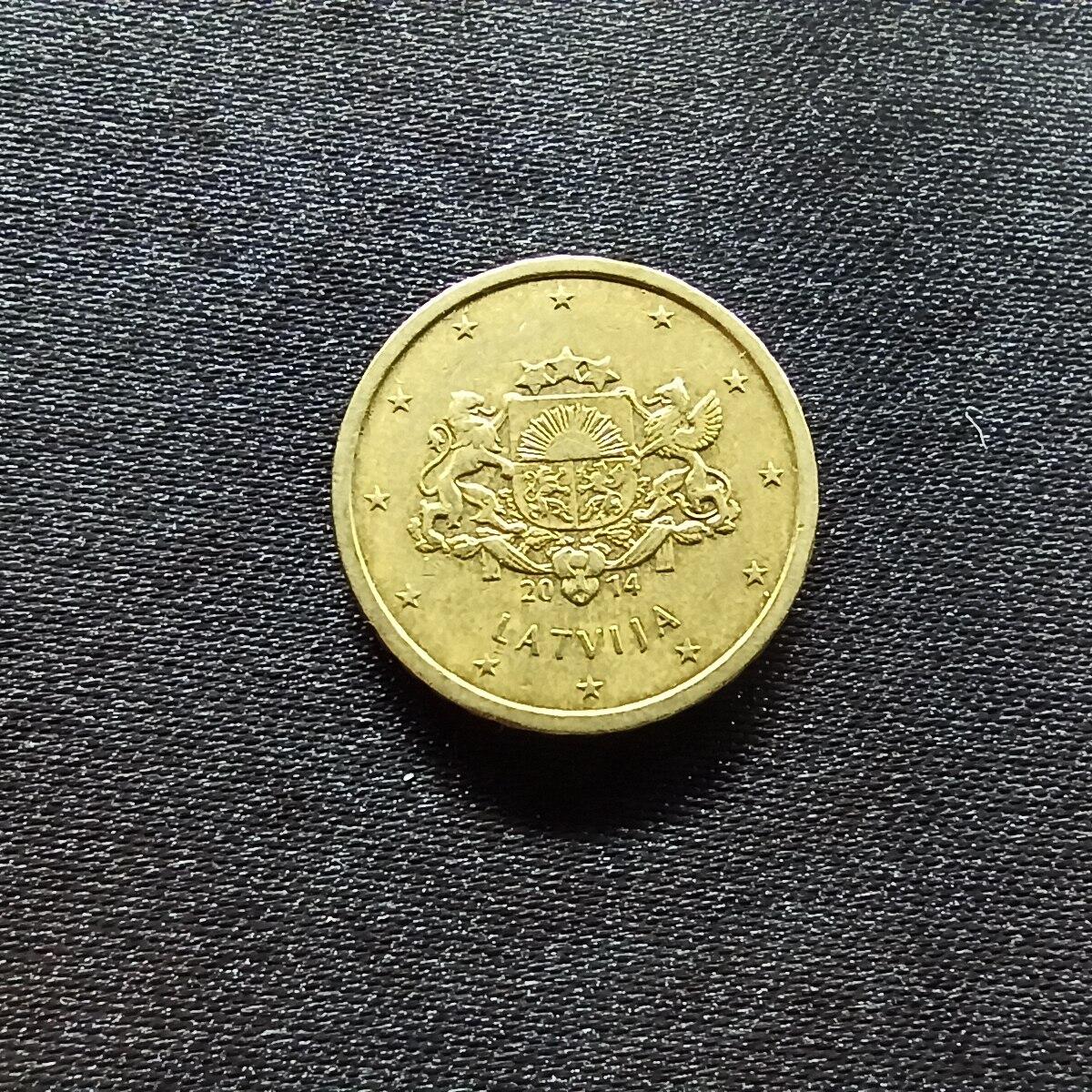 邮泉阁限时拍卖第十四场 各国硬币专场（拍卖结束后请付邮费，存留时间过长需全部邮寄） 拉脱维亚2014年10欧分