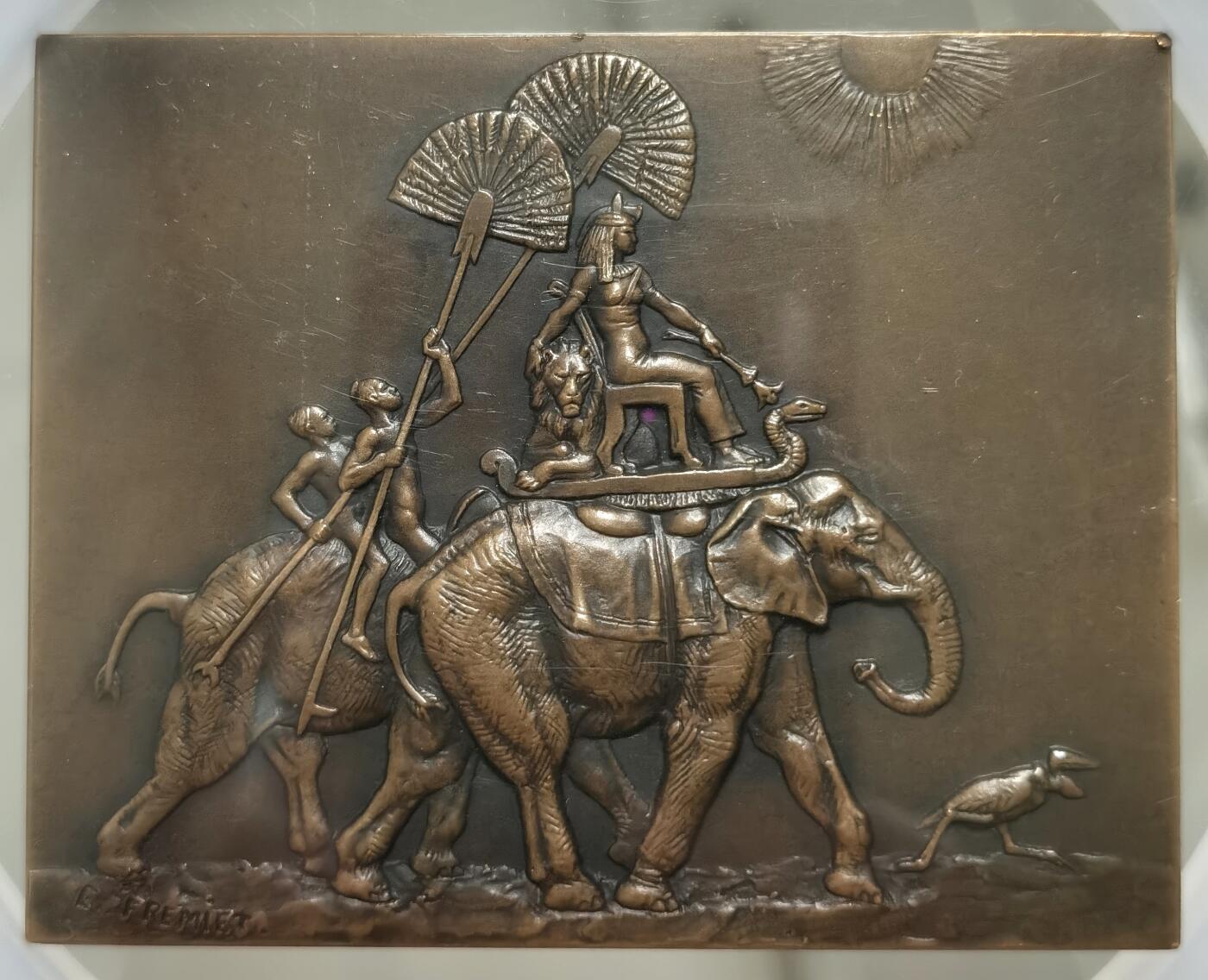 博洋堂“长夏未央”8月精品专场暨第089期（全场包邮） SAMF16号作品埃及艳后，83mm*66mm，丰饶角+BRONZE+火蝾螈标+作者留样标记