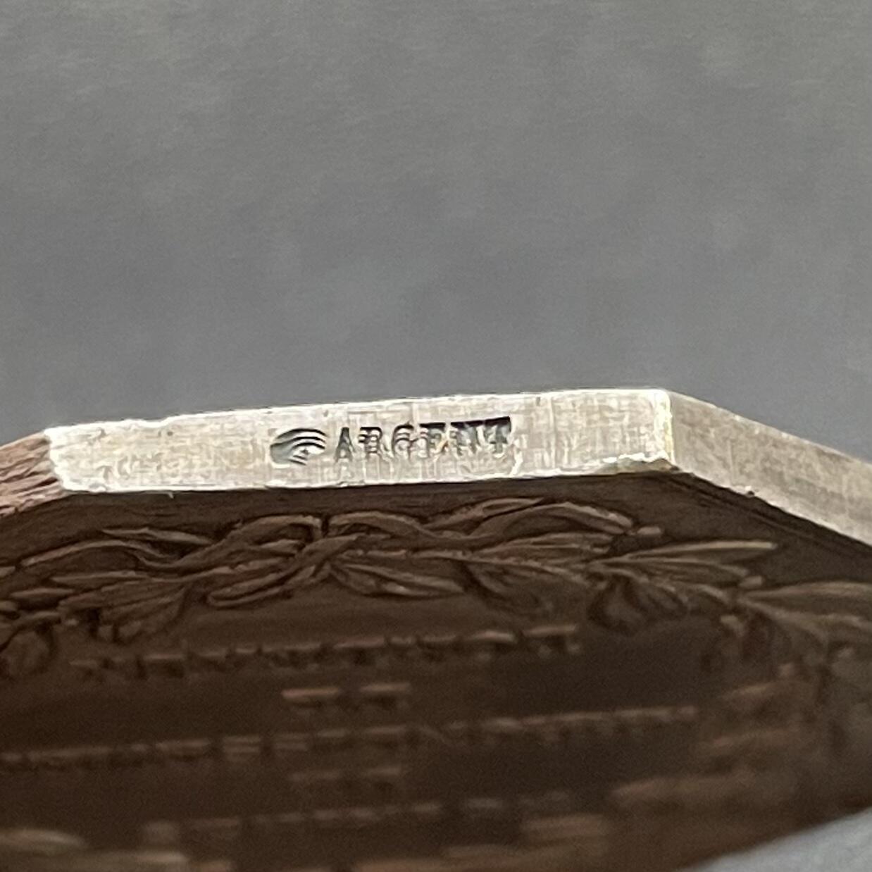 「木头集藏」章牌专场-第46期 法国波尔多公证人银章  直径：34mm，18 g，边铭：手指 ARGENT （1845-1860年）