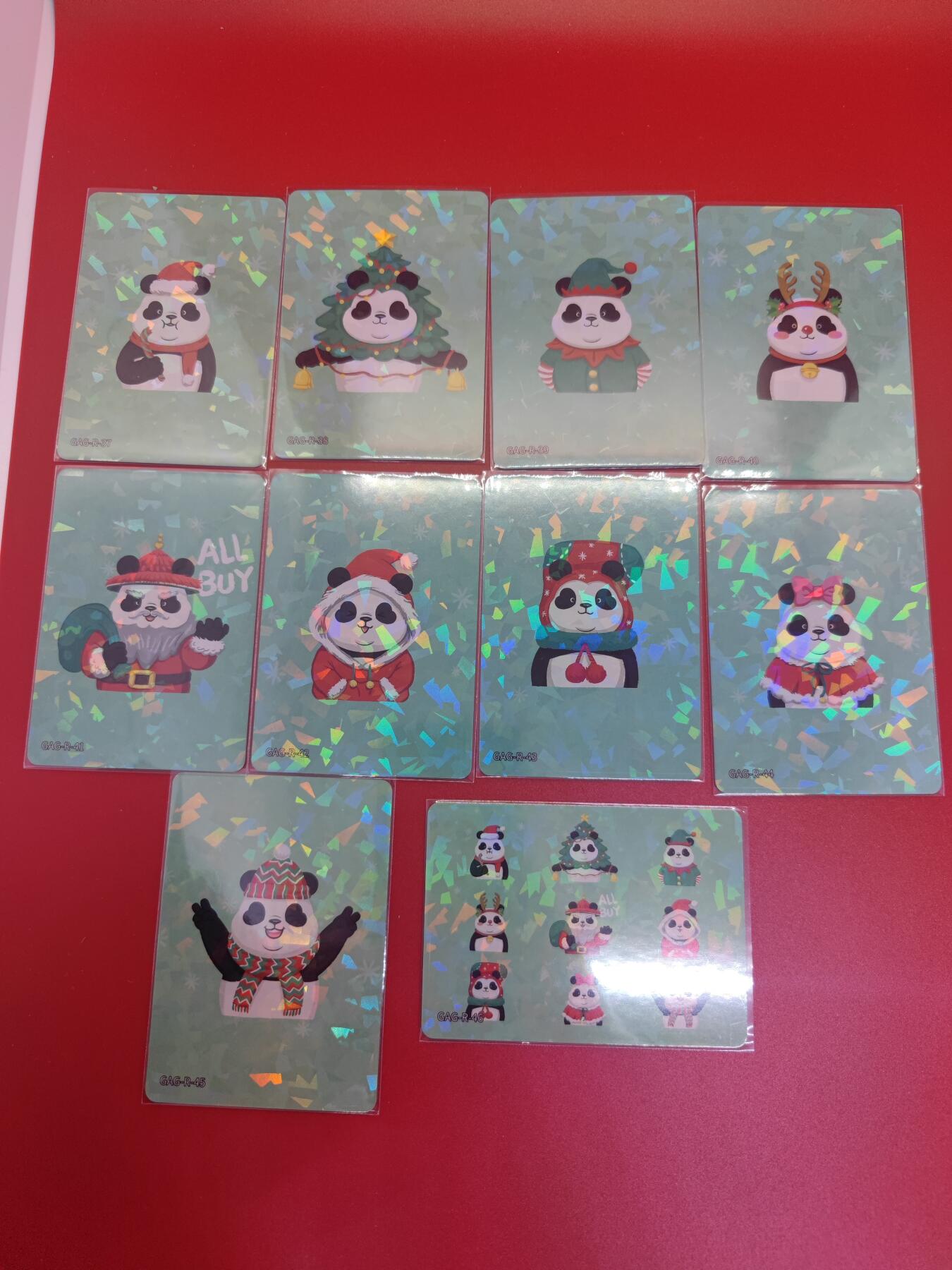 妖精的尾巴卡牌拍卖第二十六期(收拍品) 卡仕界-熊猫元宇宙-碎闪卡，R卡一套10张