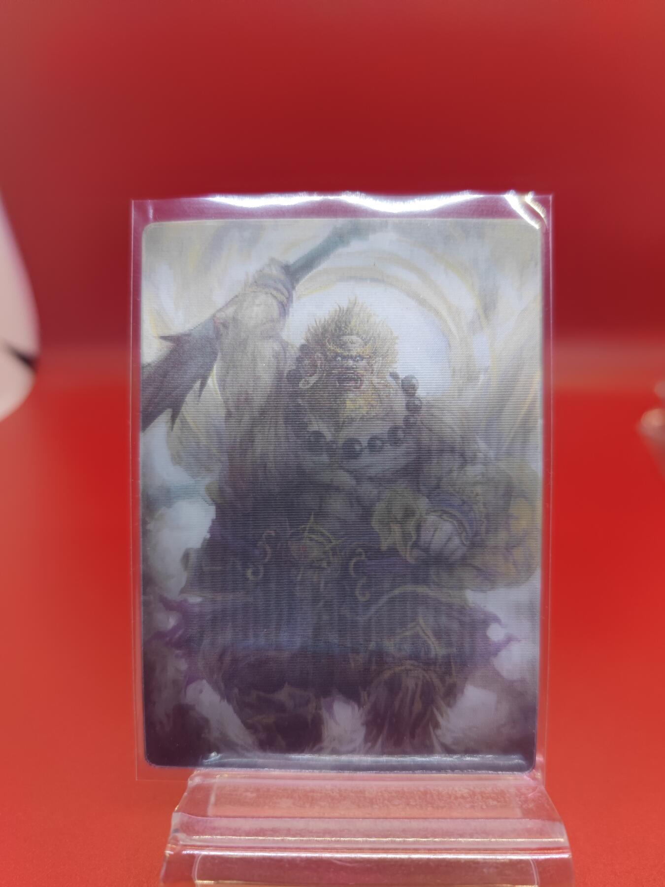 妖精的尾巴卡牌拍卖第二十六期(收拍品) 调星记-妖怪志-黄毛怪3D卡一张