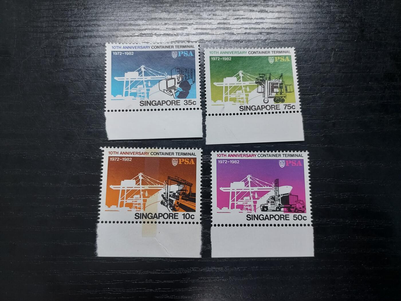 理想集藏/博彦收藏 2月22日邮票专场 新加坡邮票一套10c无胶其他上品