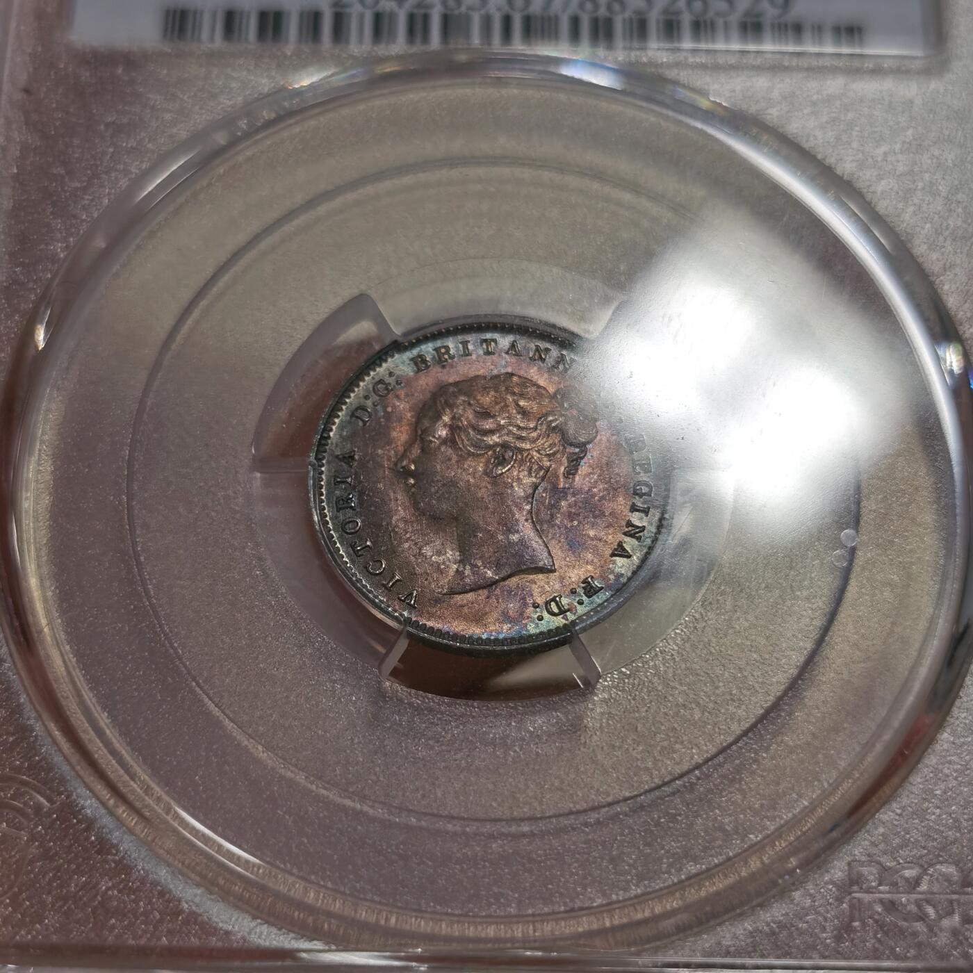 博洋堂“长夏未央”8月精品专场暨第089期（全场包邮） PCGS PL66-67 英国1886年维多利亚濯足币4枚一套，罕见极品高分五彩，其中2D、3D、4D均为冠军分！附带原盒传承有序