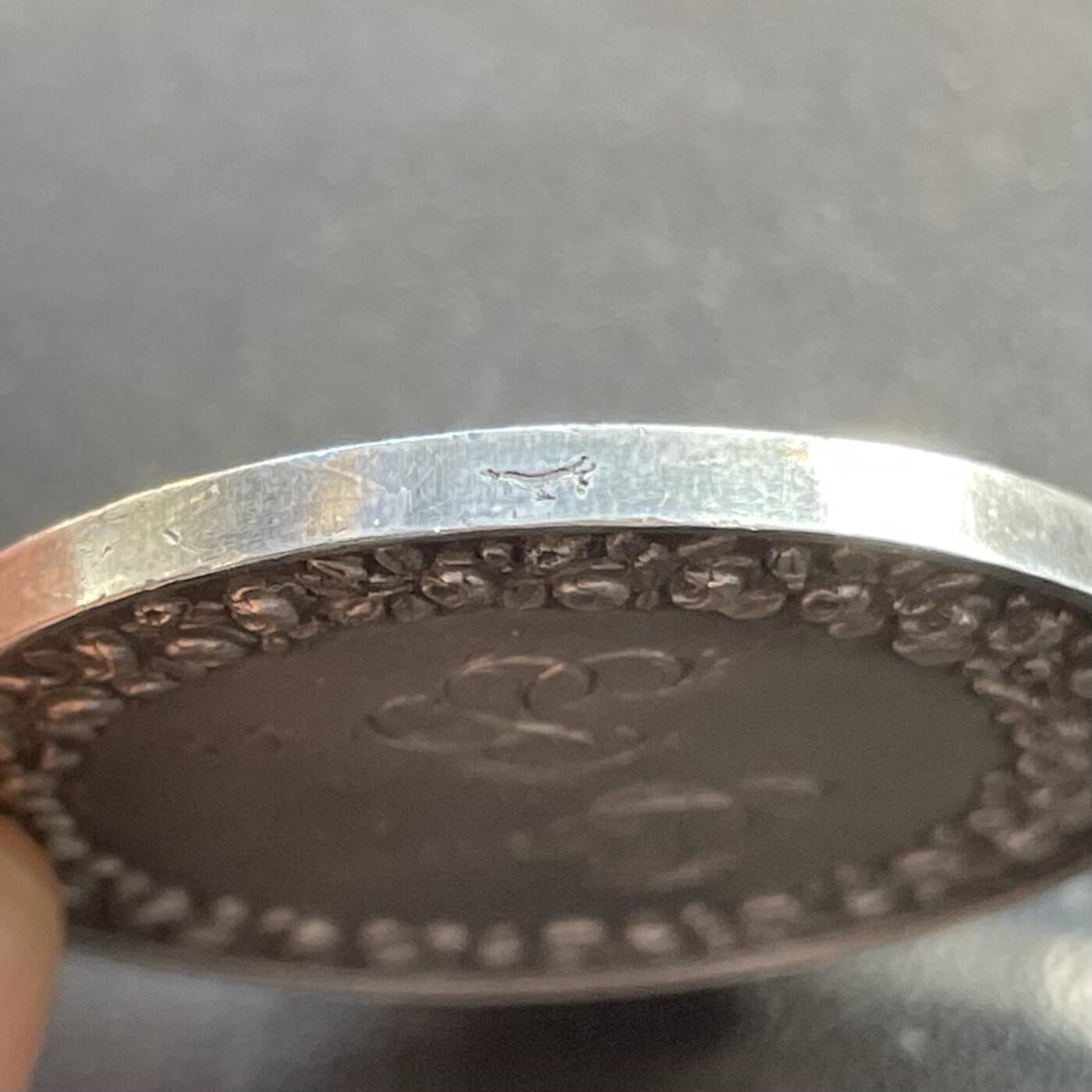 「木头集藏」章牌专场-第46期 法国婚礼银章  直径：36 mm，21.5g，边铭：油灯  （1832-1841年）