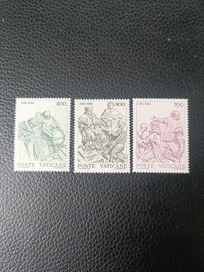 100外国邮票 梵蒂冈1982年 公元历法颁布400周年 3全 新 雕刻版 - 100外国邮票 梵蒂冈1982年 公元历法颁布400周年 3全 新 雕刻版