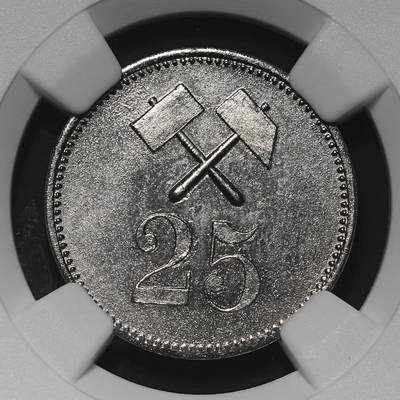 修遠堂世界钱币第三十八期 全场包邮 - 稀有 NGC MS65 格陵兰矿产公司25欧尔代用币 冠军分 仅铸造5000枚