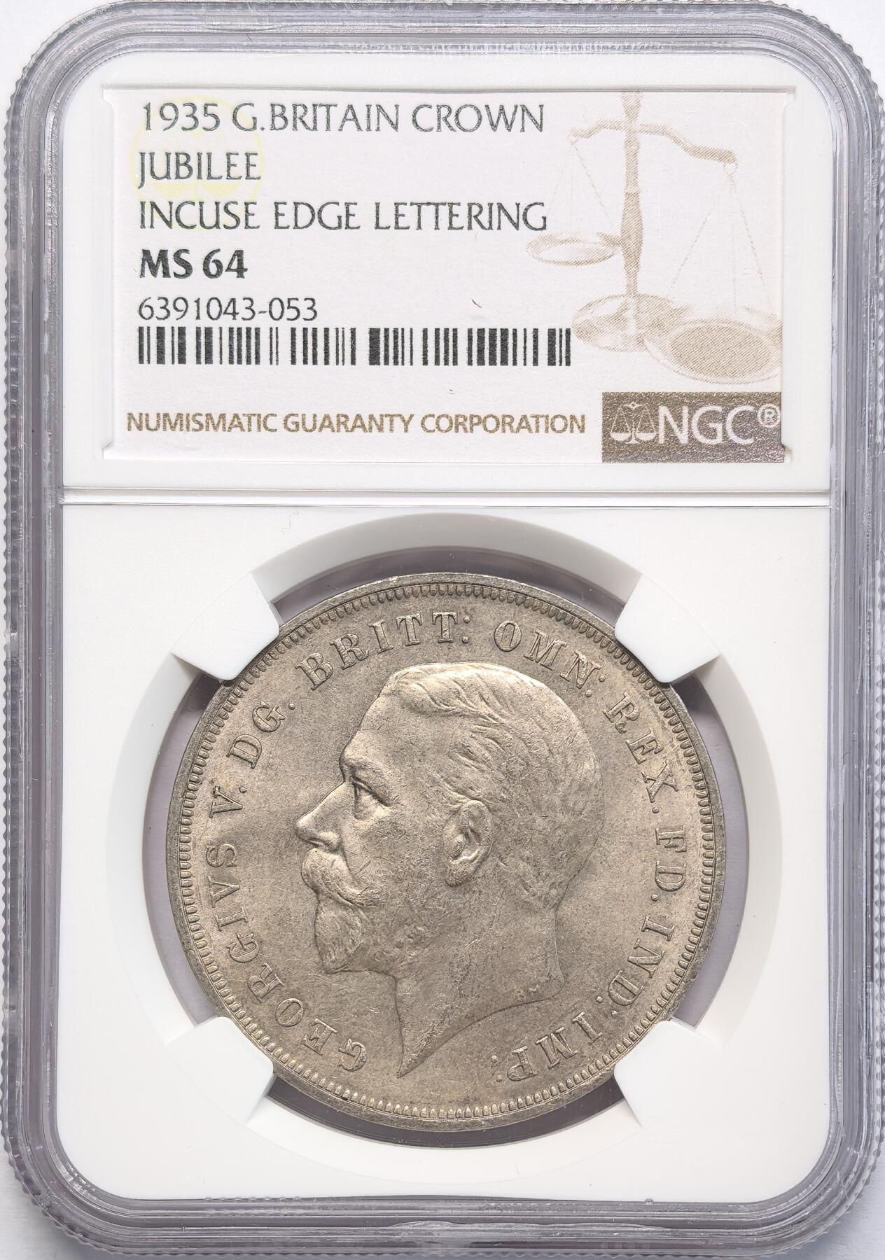 凡希社世界钱币微拍第二百八十三期 1935英国乔五木马马剑NGC-MS64