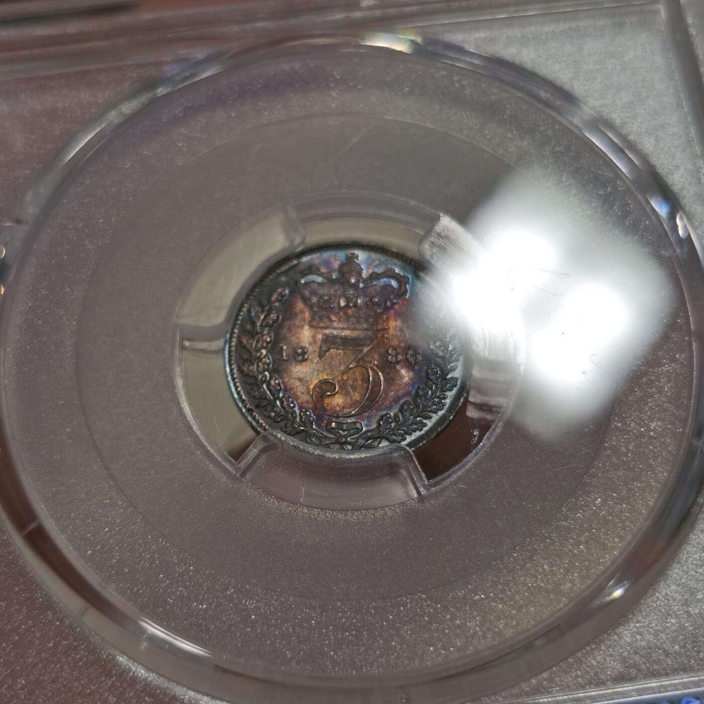 博洋堂“长夏未央”8月精品专场暨第089期（全场包邮） PCGS PL66-67 英国1886年维多利亚濯足币4枚一套，罕见极品高分五彩，其中2D、3D、4D均为冠军分！附带原盒传承有序