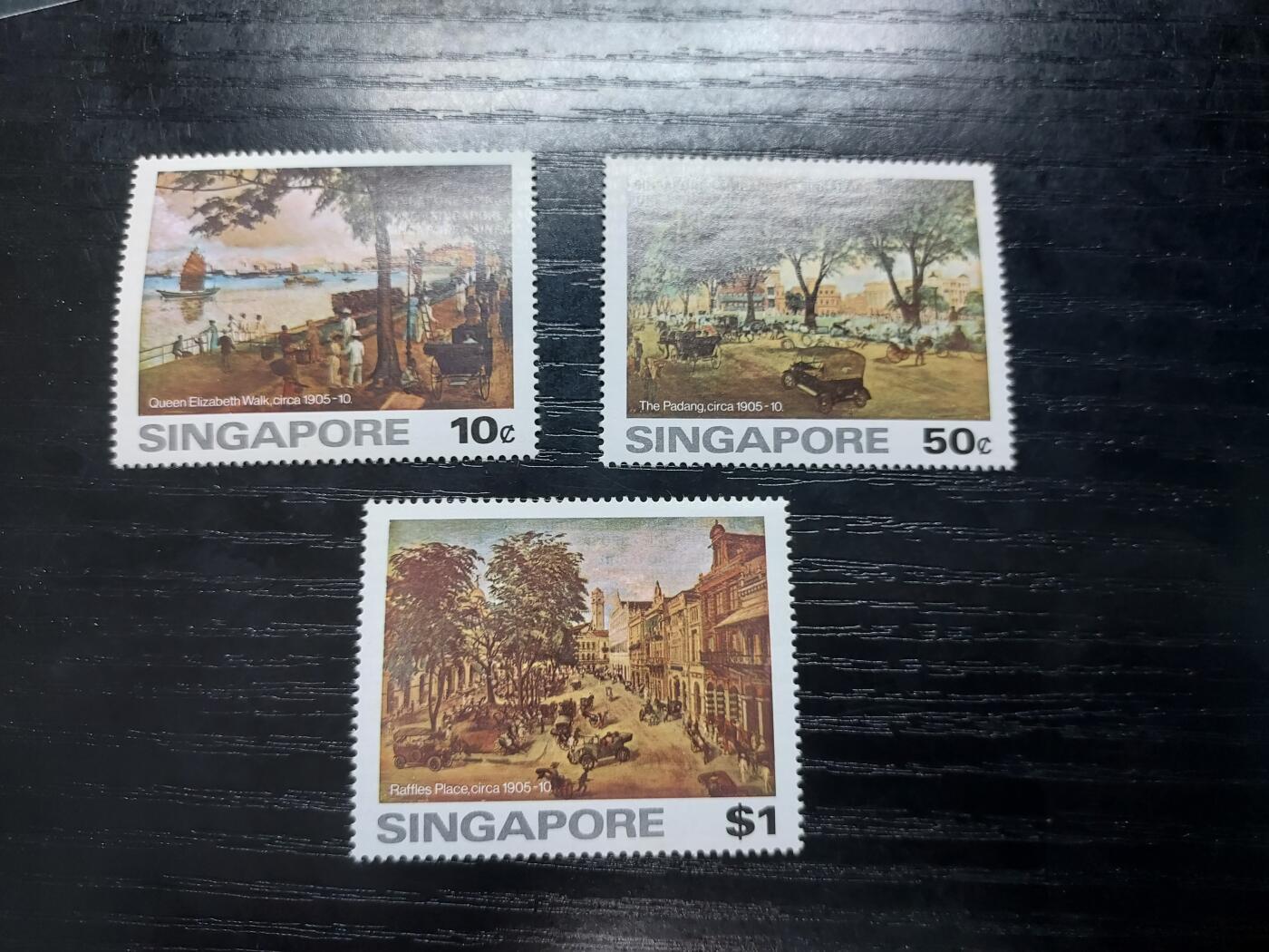理想集藏/博彦收藏 9月2日 邮票专场 新加坡 古画邮票一套 有黄 上品