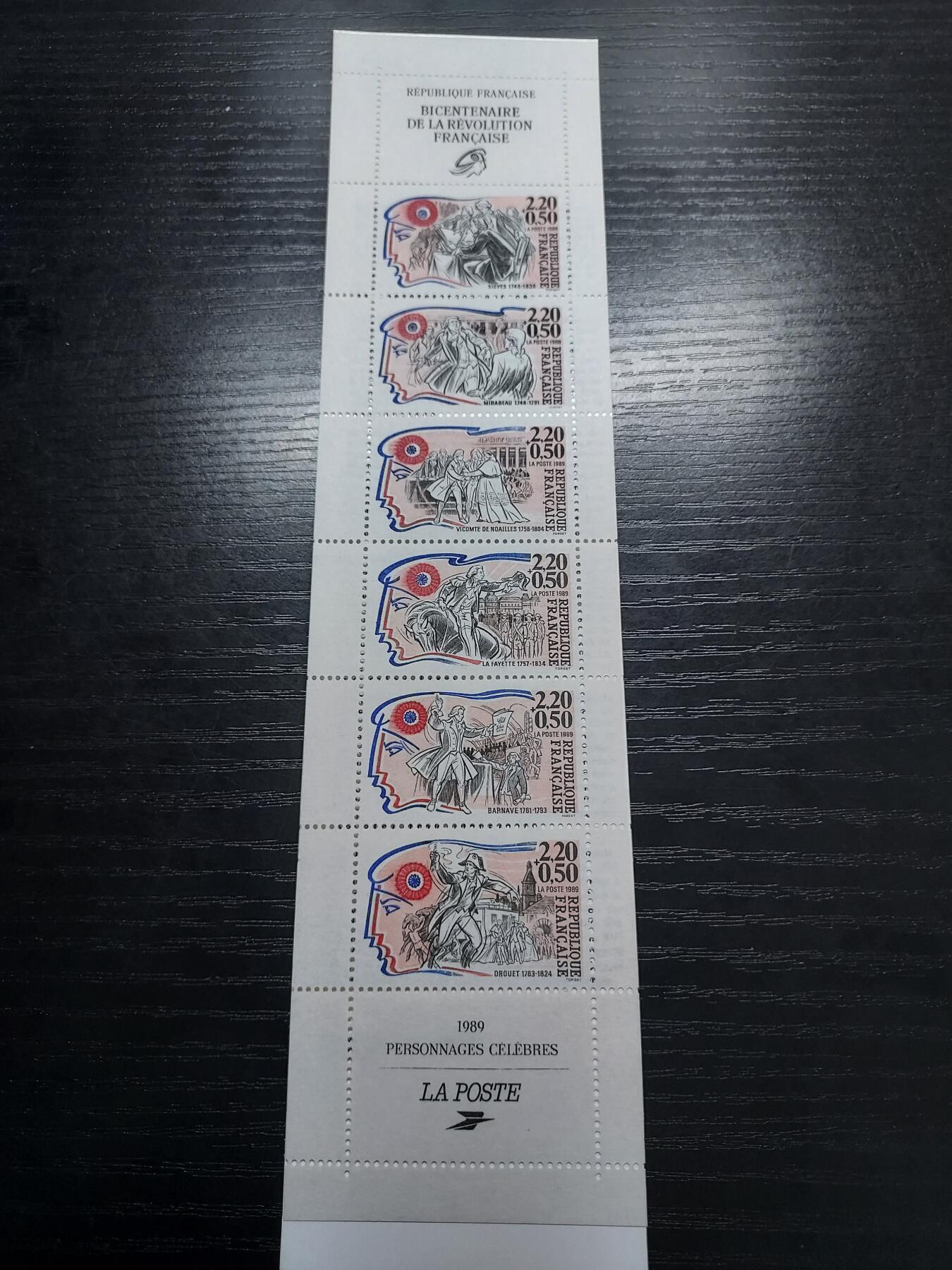 理想集藏/博彦收藏 2月22日邮票专场 法国1989年小本全新