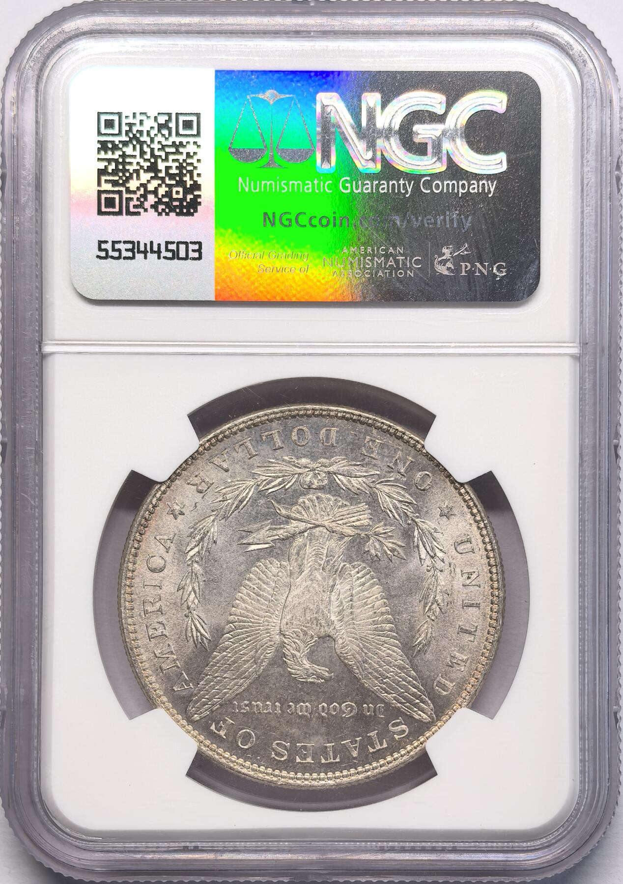 凡希社世界钱币微拍第二百八十三期 1887美国摩根壹元NGC-MS63