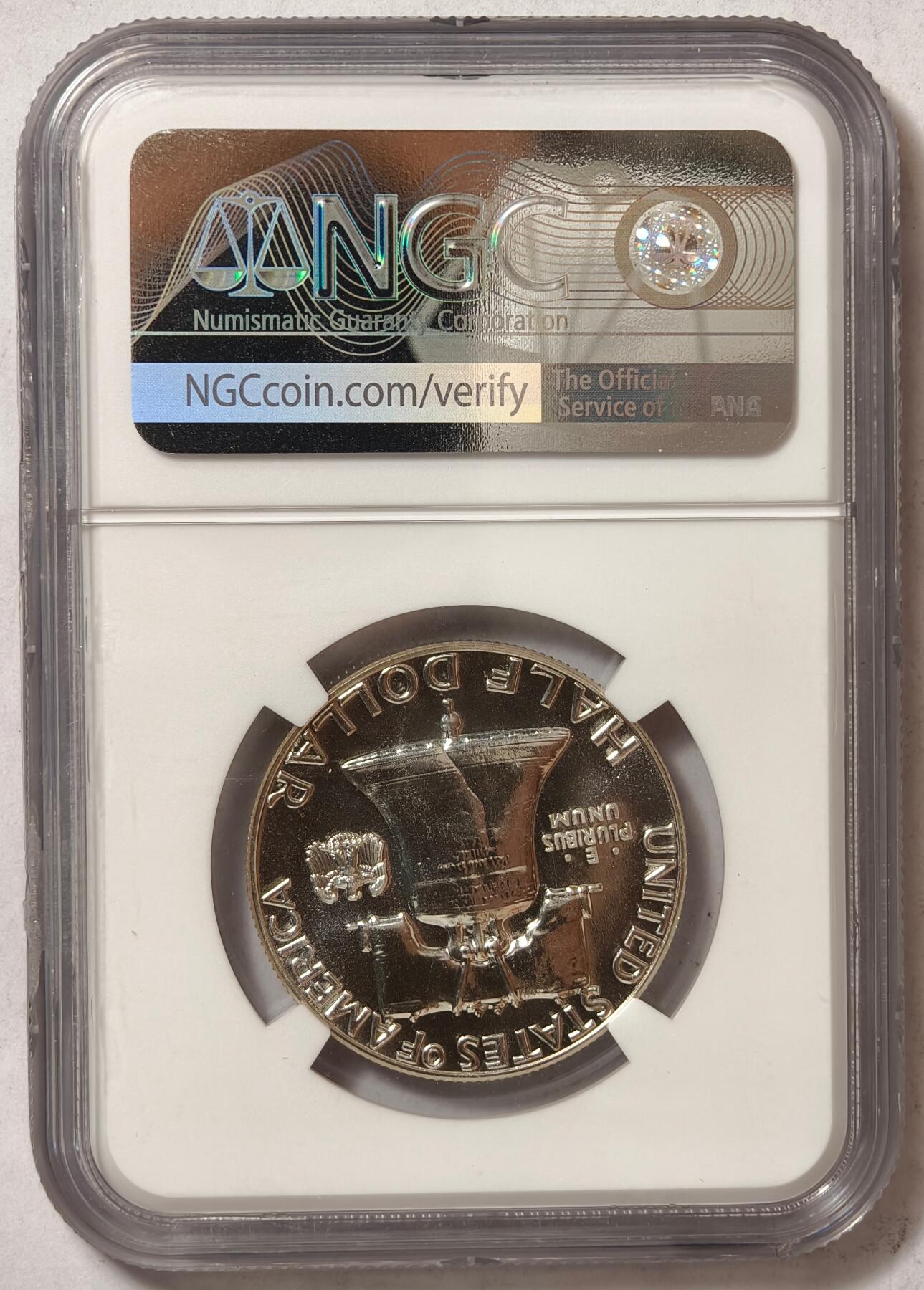 紫瑗钱币——第410期 美国 1960年 富兰克林 50美分 半美元 NGC PF67