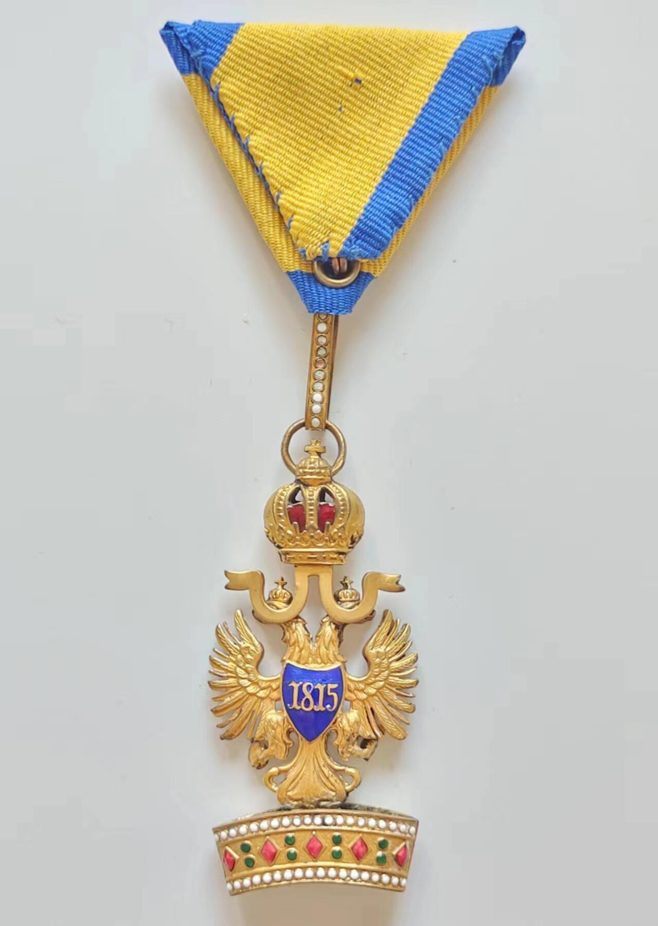 RimeNova韵星2024军品类秋季拍卖会-- RimeNova 2024 Autumn Militaria Sale 奥匈帝国民事版三级铁王冠勋章