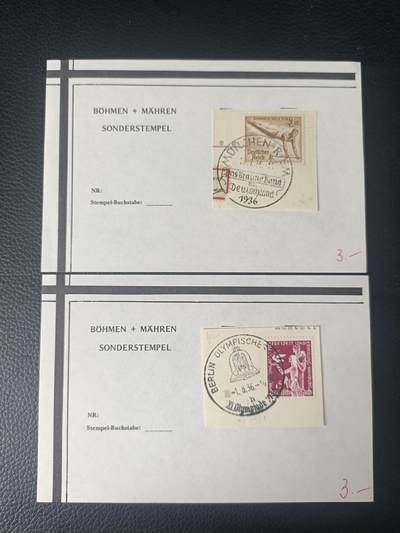 2德国1936年全戳剪片10元1枚自选 - 2德国1936年全戳剪片10元1枚自选