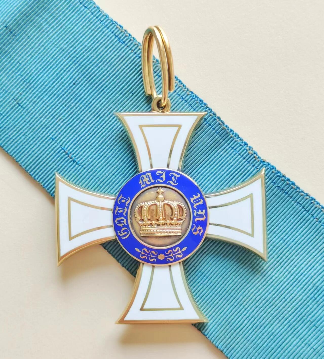 RimeNova韵星2024军品类秋季拍卖会-- RimeNova 2024 Autumn Militaria Sale 德意志第二帝国普鲁士王国指挥官级金质普鲁士王冠勋章