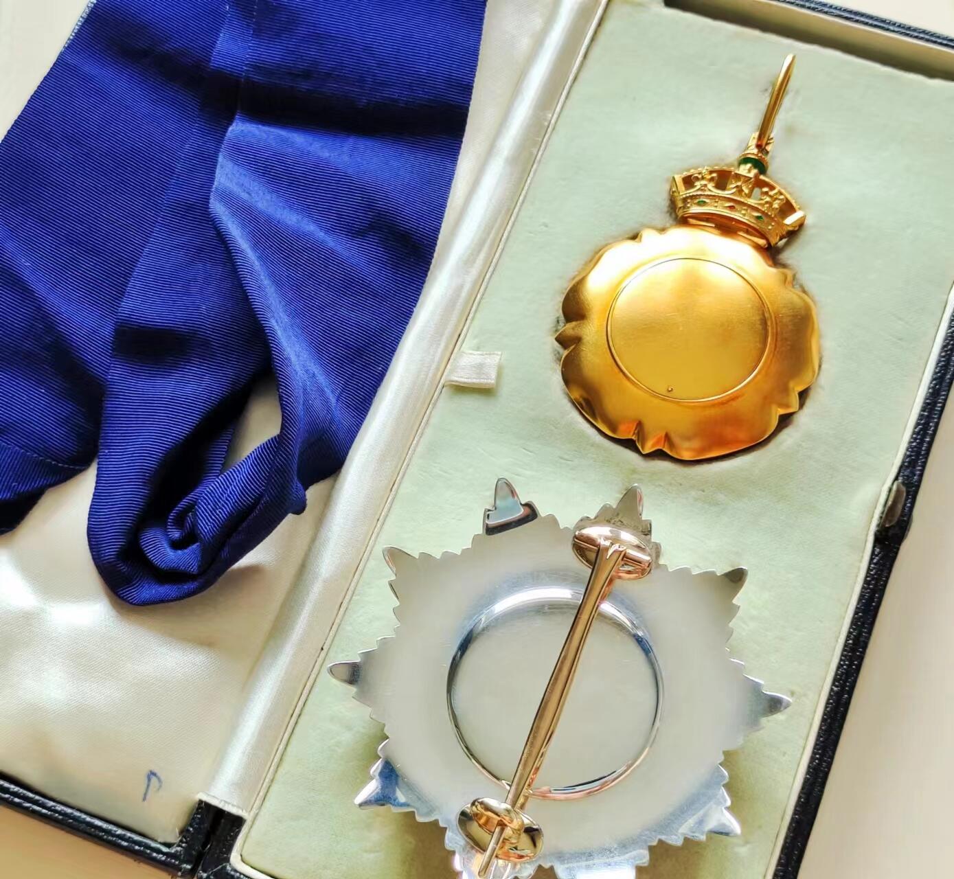RimeNova韵星2024军品类秋季拍卖会-- RimeNova 2024 Autumn Militaria Sale 英国骑士指挥官级金质印度帝国勋章（kcie）带原盒一套
