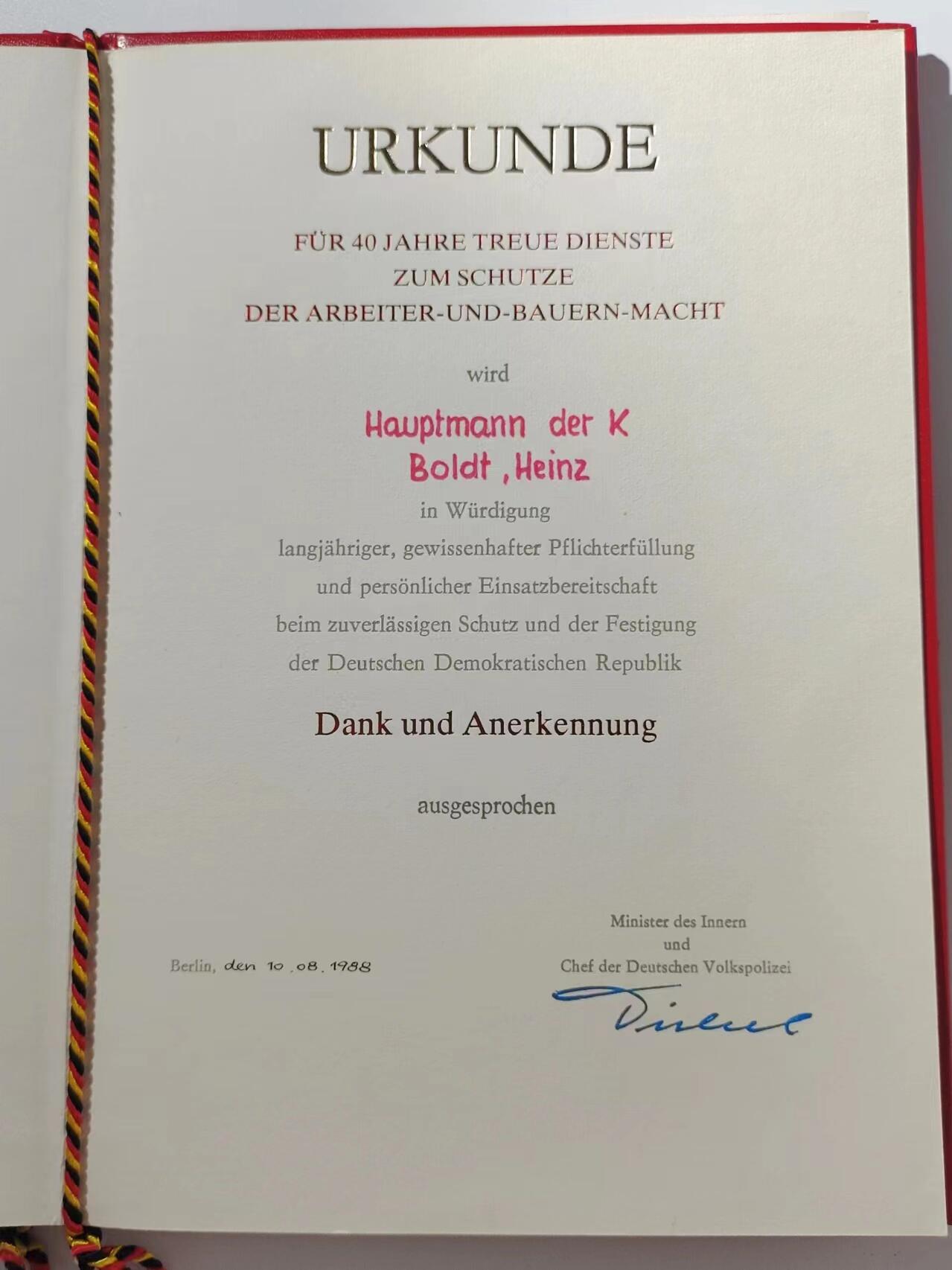 First