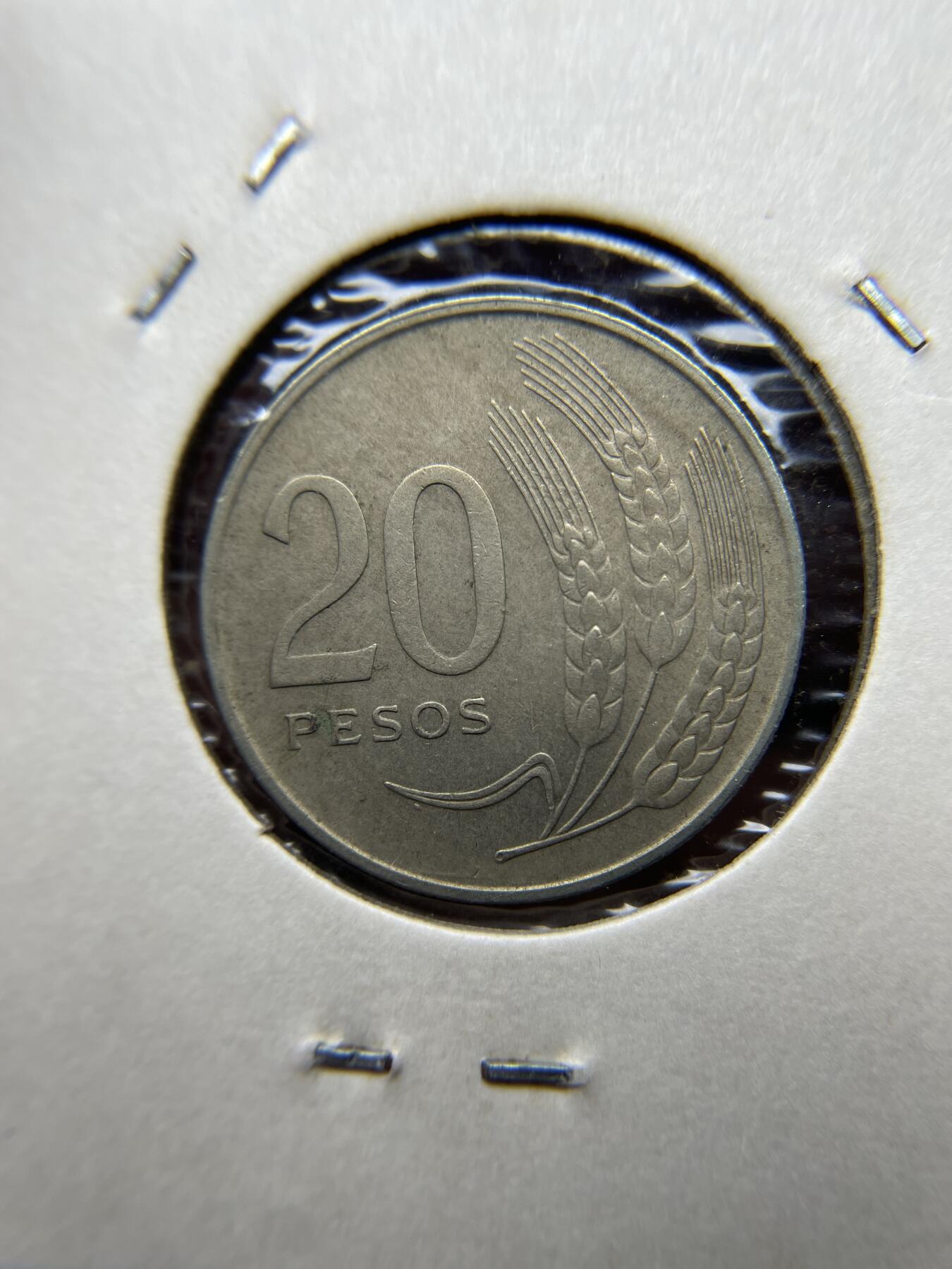 每日一拍，2024年集古藏今外币拍卖第十四期-第5场—（总第135拍），可以寄存60天，满160元包邮。 1970年乌拉圭20分