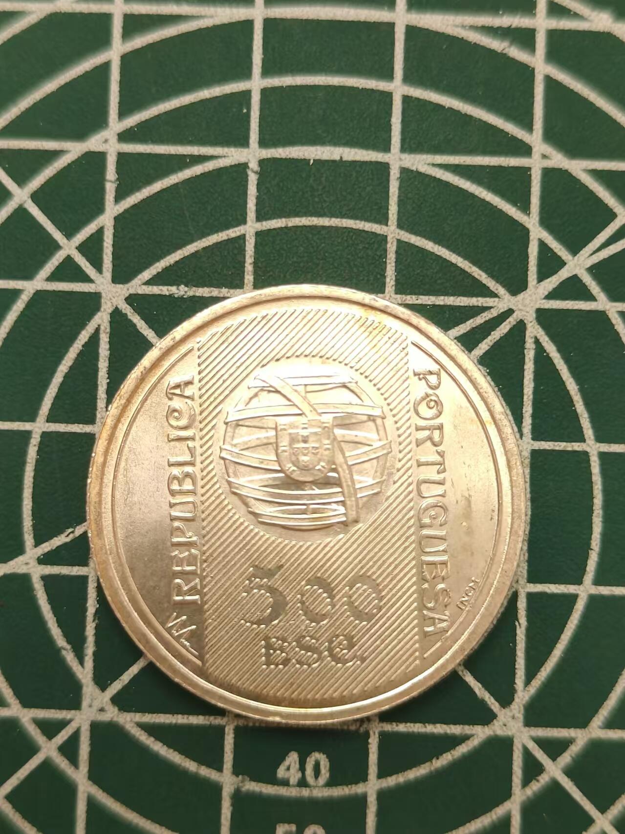 燕姐换藏第85拍 葡萄牙1996年国家银行150周年500埃斯库多斯银币