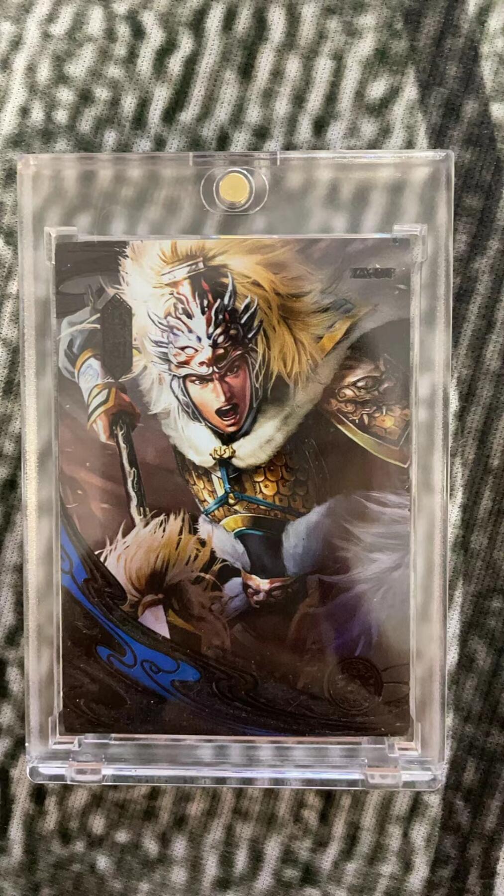 龙虎拍卖第贰期 三国志·五虎上将马超·黑檀木雕卡