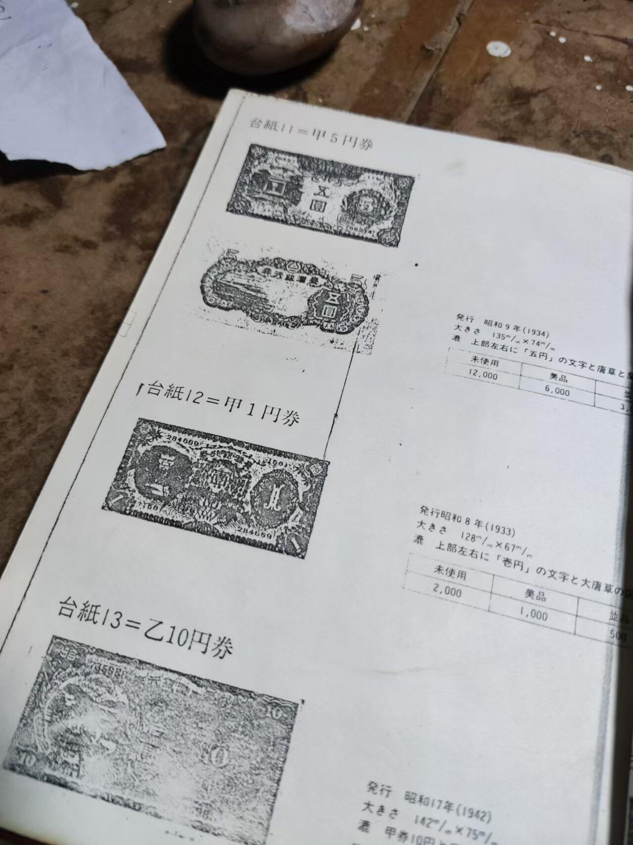 1987日本货币型录（摘选）（8品左右）（书内图片清晰度一般，请看商品图片）