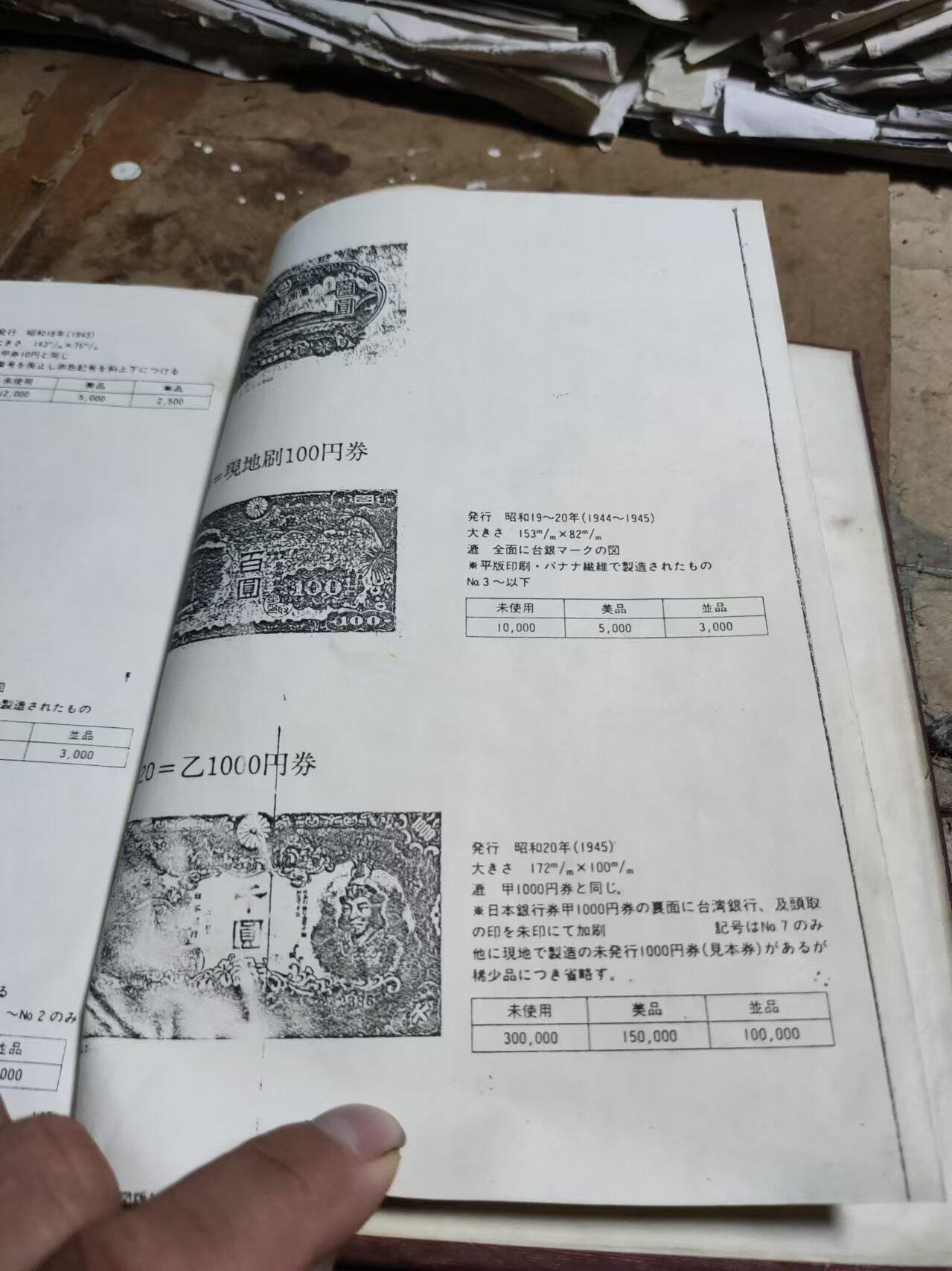 1987日本货币型录（摘选）（8品左右）（书内图片清晰度一般，请看商品图片）