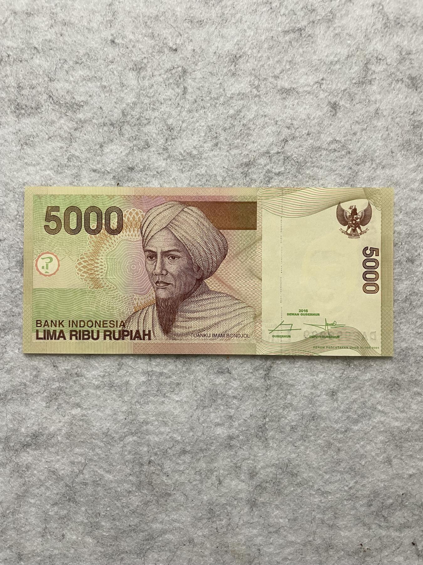 外币 日本 印度尼西亚 印度尼西亚5000通天号999999
