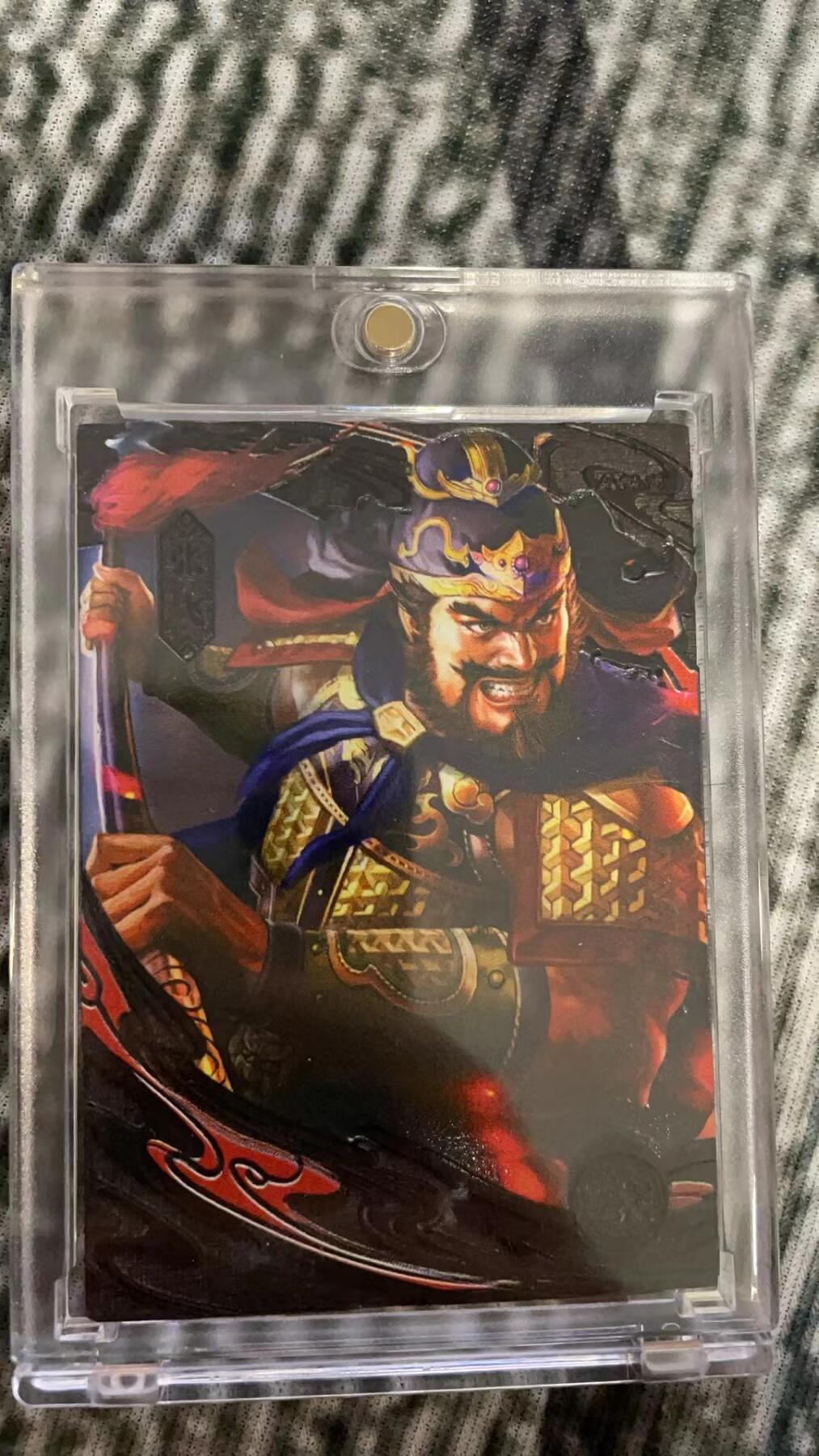 龙虎拍卖第贰期 三国志·五虎上将张飞·黑檀木雕卡