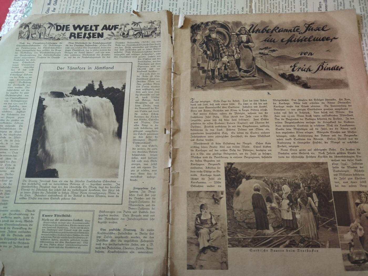 勋章大专场 二战德国老书巜世界掠影》1934年第一版第一