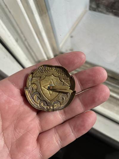 伪满洲国警察帽徽 伪满洲国警察帽徽