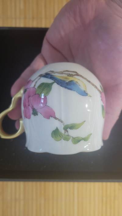 nakayama日本皇家御用柿子杯粉花鸟 - nakayama日本皇家御用柿子杯粉花鸟
