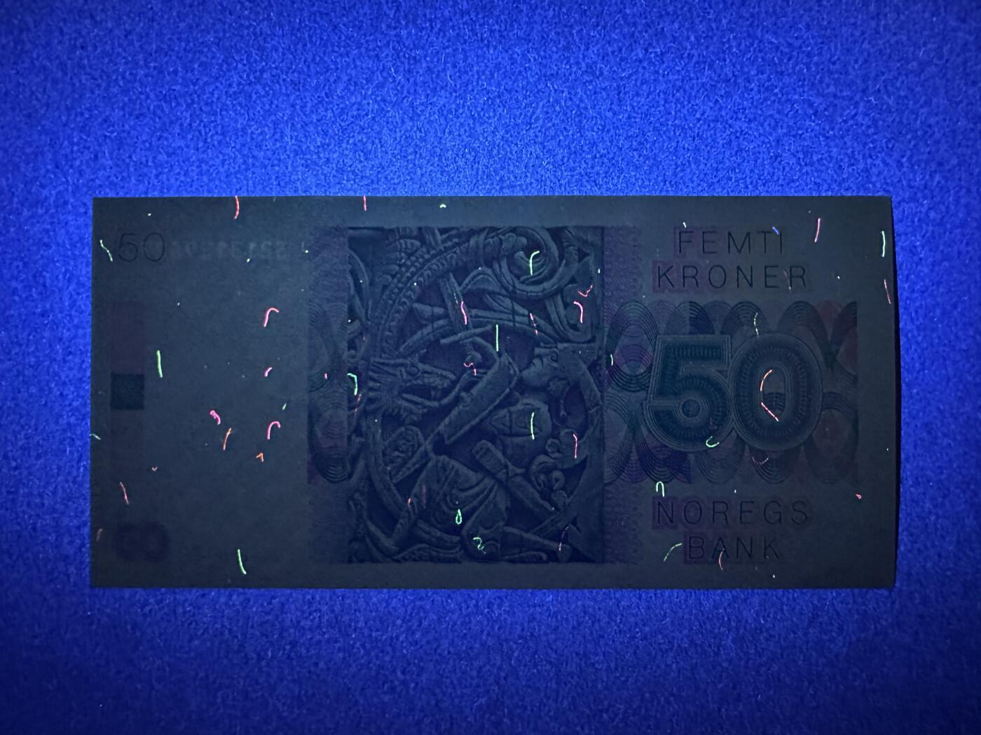 《张总收藏》166期-周日外币精品 挪威50克朗 UNC 1993年 挪威诗人文耶 无4