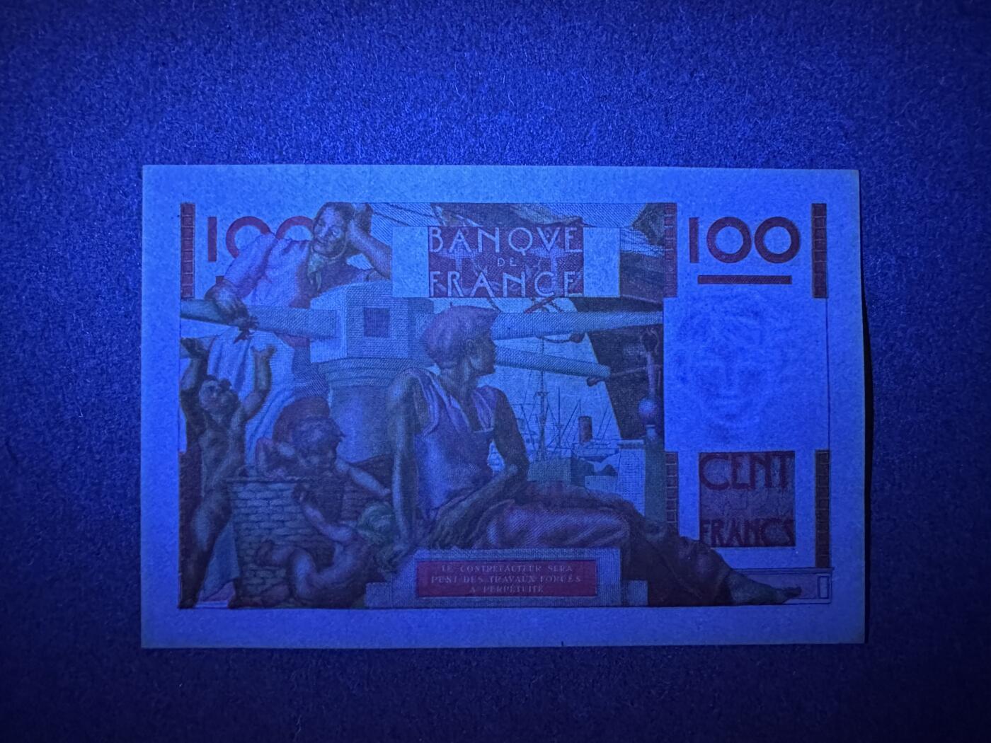 《张总收藏》166期-周日外币精品 法国100法郎 AU 1952年版