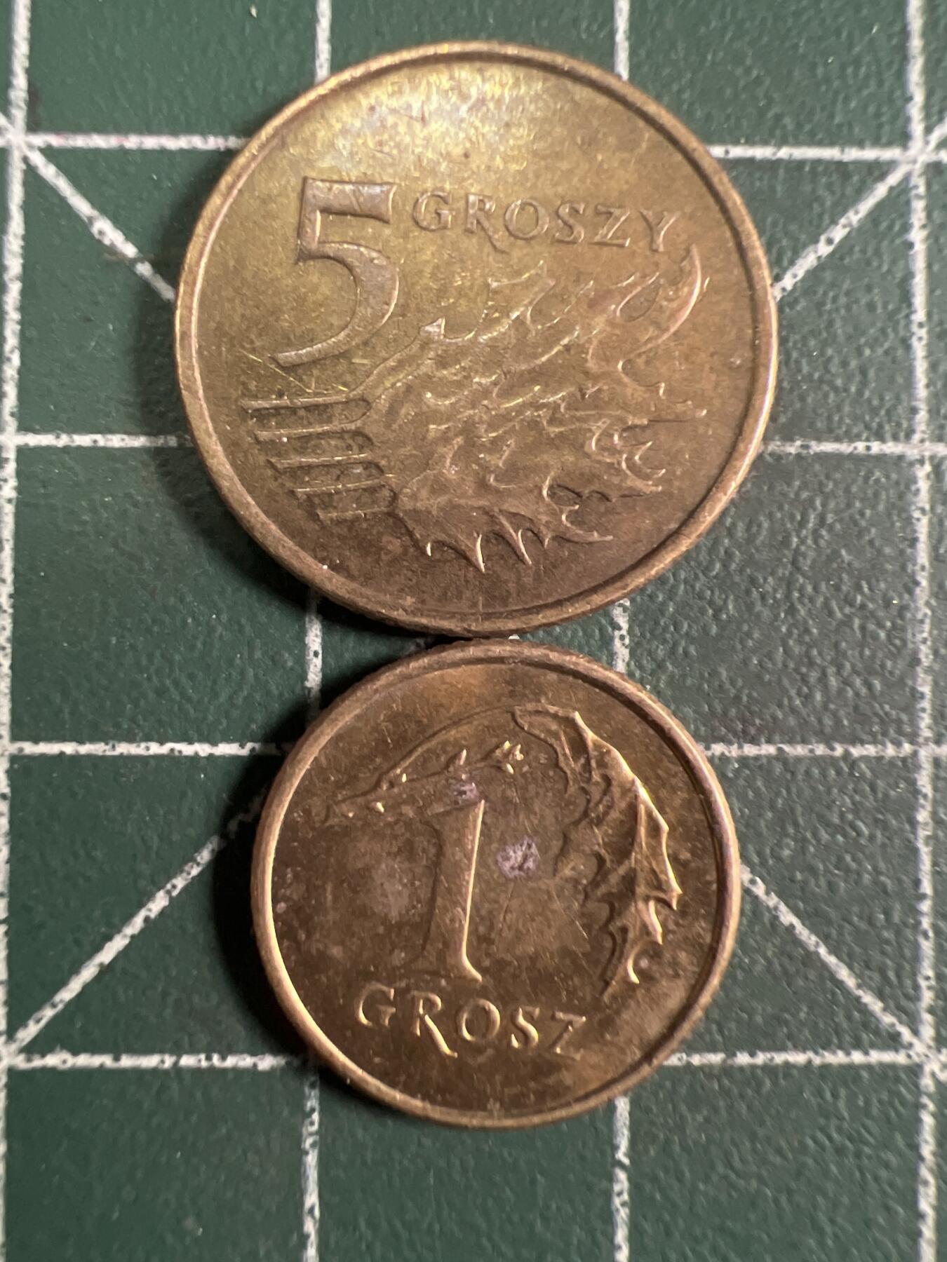 第699期 硬币专场 （无押金，捡漏，全场50包邮，偏远地区除外，接收代拍业务，本店十天发一次货） 波兰硬币2枚