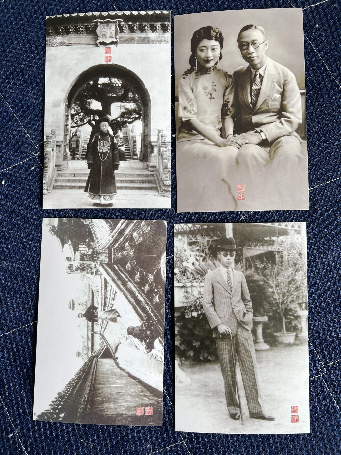 浩哥拍卖之图书专场第一期 【只有一套】我的前半生 全本 爱新觉罗·溥仪 金色刷边本 别册 明信片 书签 复刻宣统通宝 全新未拆封塑封