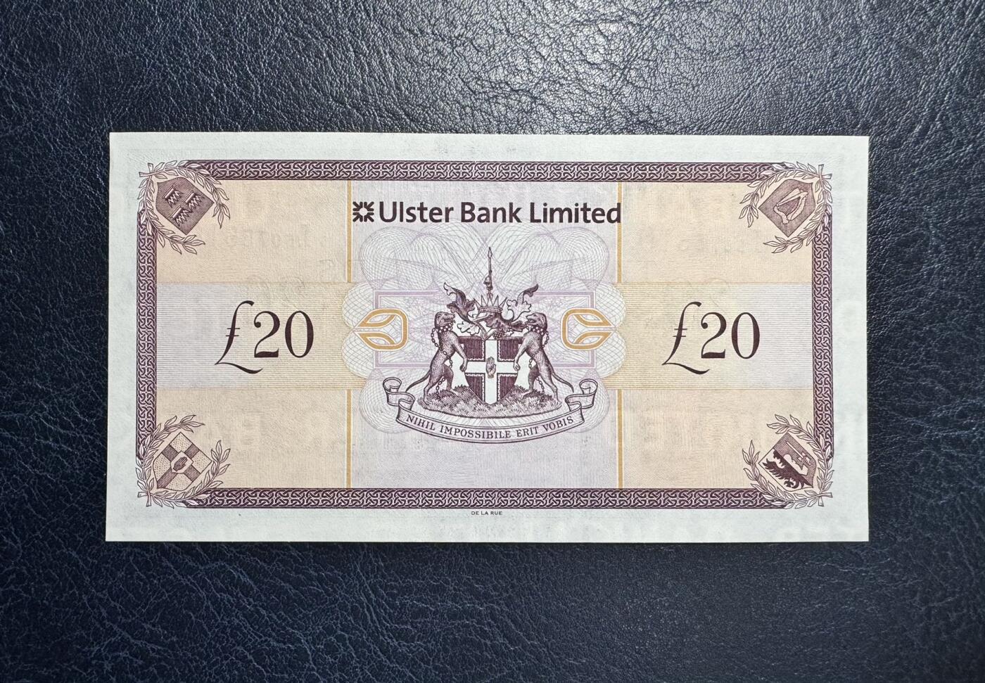 收藏联盟Quantum Auction 第374期拍卖  北爱尔兰阿斯特银行2014年20镑 品相全新UNC 号码无4
