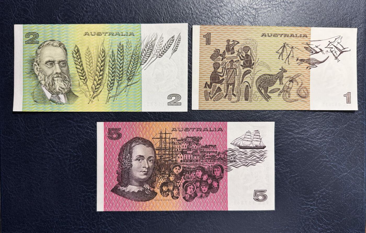 收藏联盟Quantum Auction 第374期拍卖  澳大利亚1980-92年1-20元 非全新 品相如图