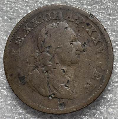 文馨钱币收藏第 162 场，稀少英室，英属地古铜币场 - 1813/8 年英属爱尔兰 1 便士大铜币，乔治三世版