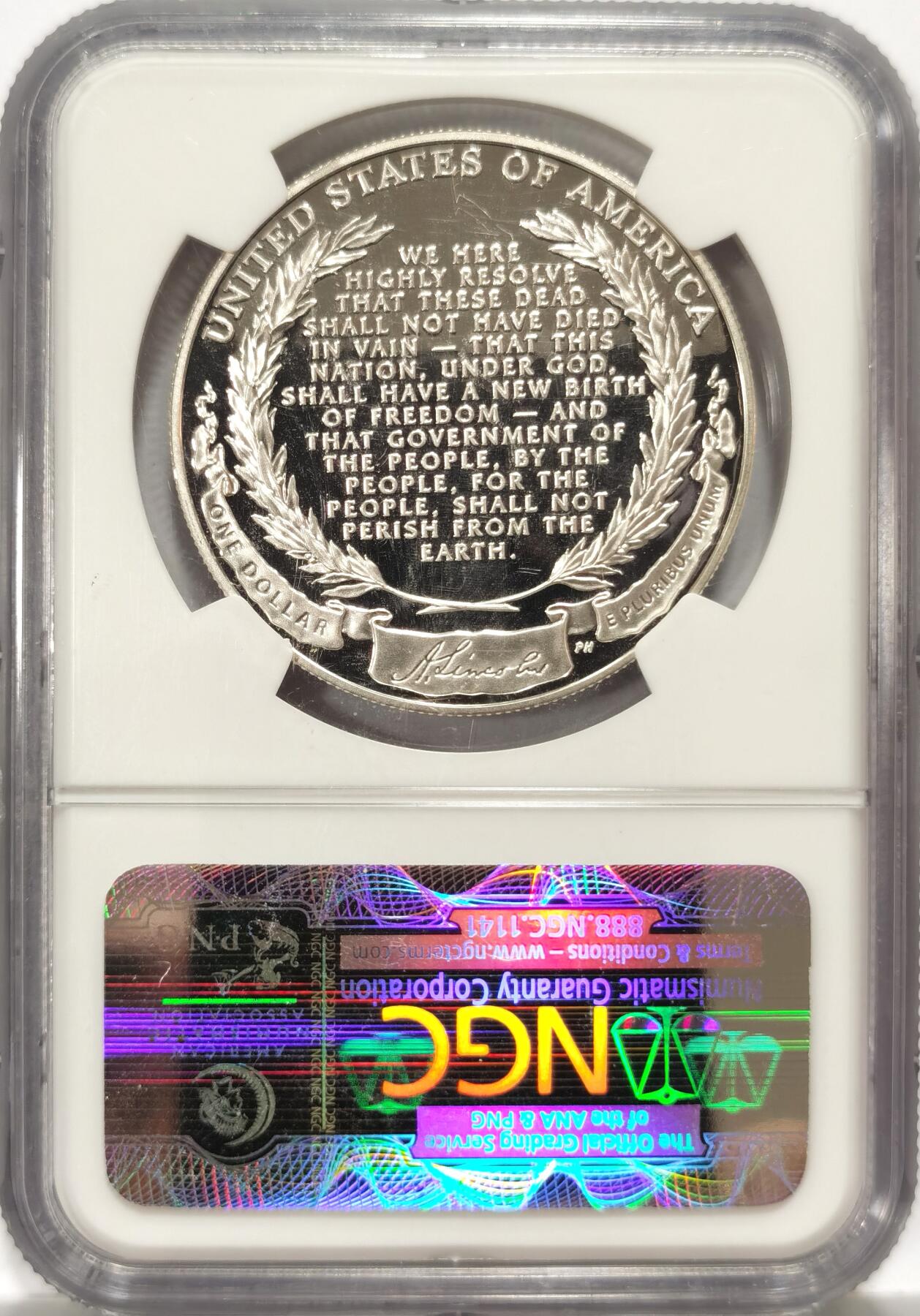 博洋堂世界钱币拍卖第090期（全场包邮） 美国2009年林肯诞辰200周年1美元精制银币NGC-PF69UC。PROOF精制币，币面清爽干净又漂亮，打制精美，状态极佳