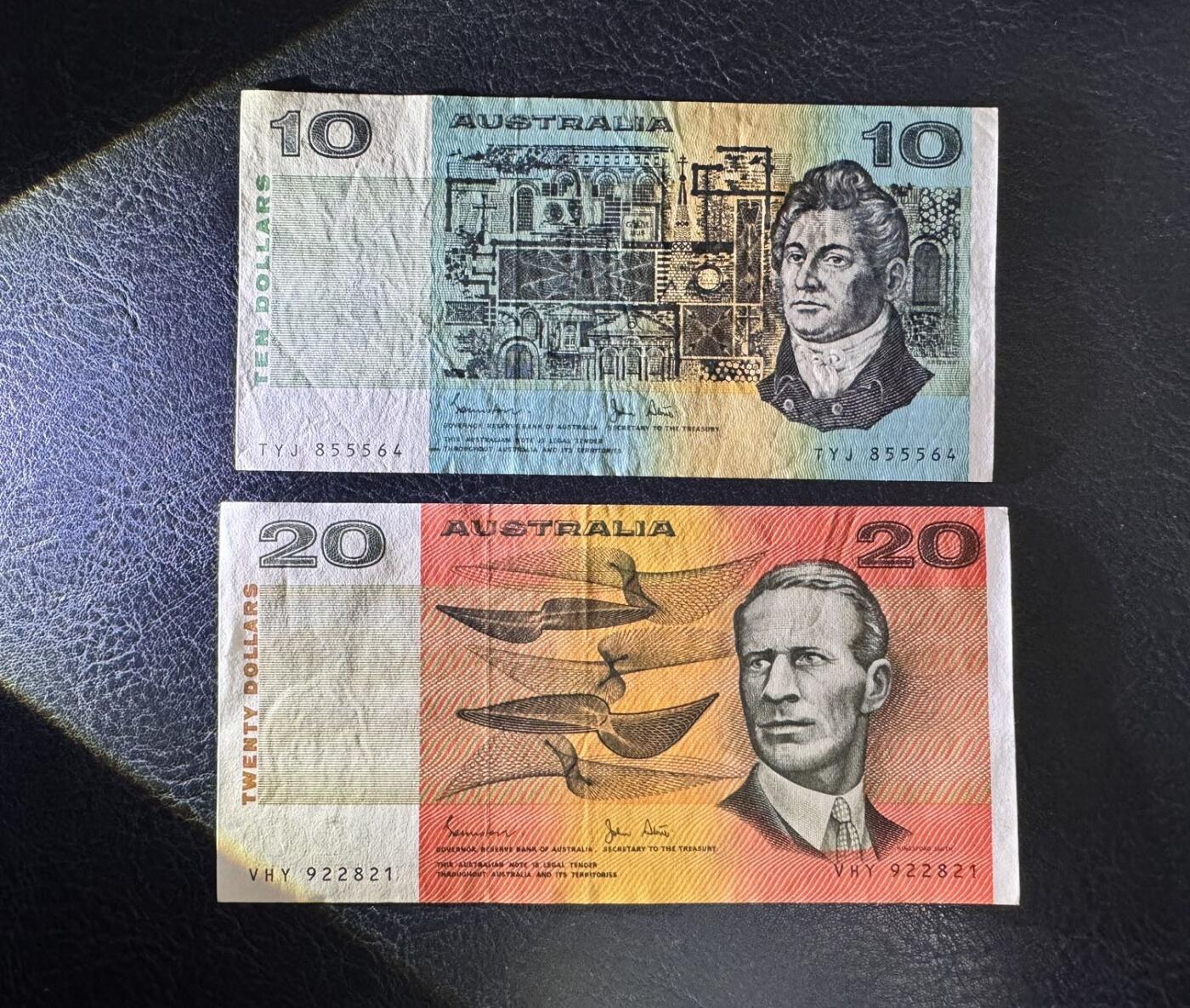 收藏联盟Quantum Auction 第374期拍卖  澳大利亚1980-92年1-20元 非全新 品相如图