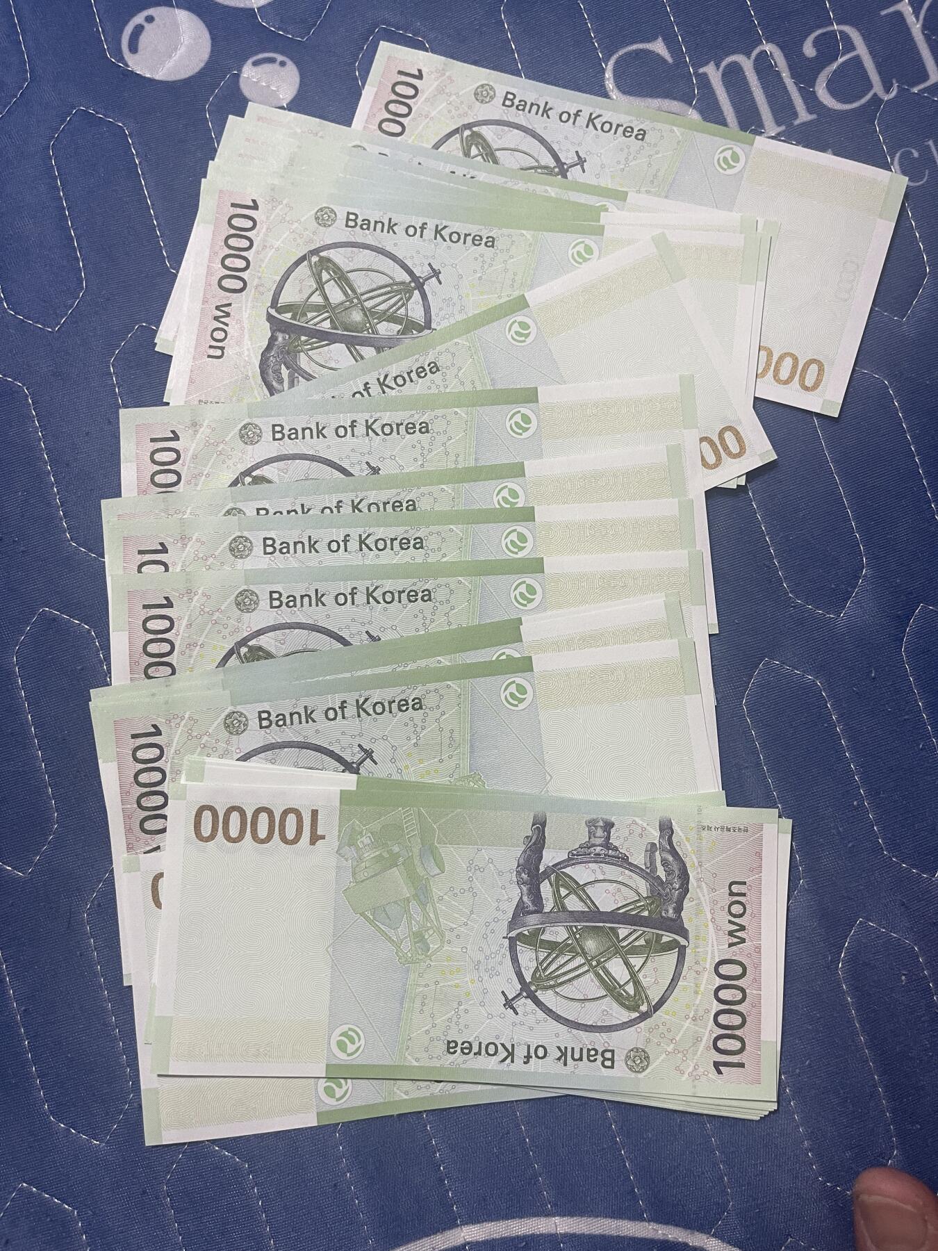 无4刀拆绝品全新unc韩国10000won 太宗 最新版