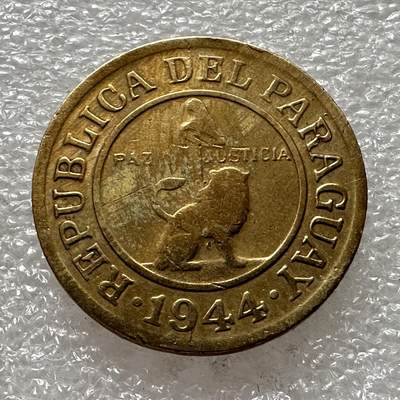 🌹外币初藏🌹🐯第70场 每周二四六晚8️⃣点 - 巴拉圭1944年50分 较少见