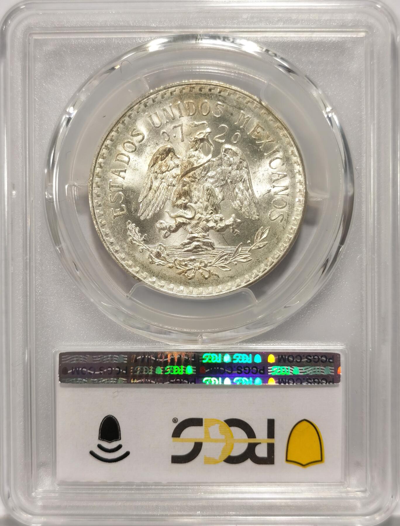 博洋堂世界钱币拍卖第090期（全场包邮） PCGS MS65 墨西哥1944年1比索鹰洋银币